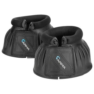 Abbildung von Arma by Shires Hufglocken Soft Top Schwarz Pony
