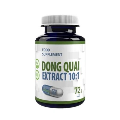 Abbildung von Dong Quai 5.000mg Äquivalent (500mg 10:1 Extrakt) 120 vegane Kapseln, Drittanbieter im Labor getestet, hochfestes Nahrungsergänzungsmittel