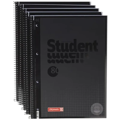 Abbildung von 5x Brunnen Collegeblock A4 Onyx, LIN. 28