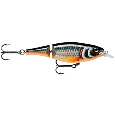 Abbildung von Rapala Unisex Adult X Rap Jointed Shad Angelköder Angelzubehör Zweigeteilter Kunstköder Süßwasser Spinnköder Lauftiefe 1.2 2.4m Fischköder 13cm, 46g Hergestellt in Estland Halloween, Standard