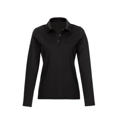 Abbildung von Trigema Damen 5216531 Poloshirt, Schwarz (Schwarz 008), XXX Large