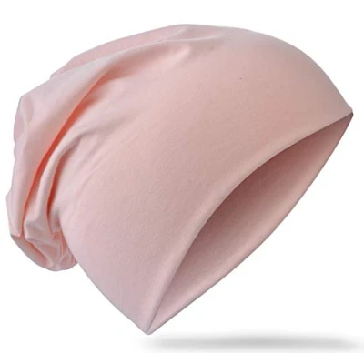 Abbildung von Miobo Kinder Slouch Beanie Mütze,Baumwolle,Unifarbe Lachs 43