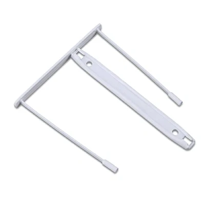 Abbildung von OFFICE PRODUCTS Clip Archivbinder Archivclip / 50er Pack/Farbe: Weiß/E 8cm Lochung/aus 100% recyceltem Plastik/Aktenbinder Aktendulli/Unzerbrechlich