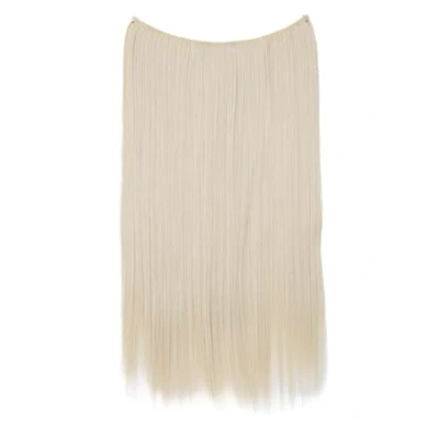 Abbildung von CAISHA 50cm 1 Tresse Extension mit Gummiband Extensions Haarverlängerung Haarteil Glatt Hellblond E117