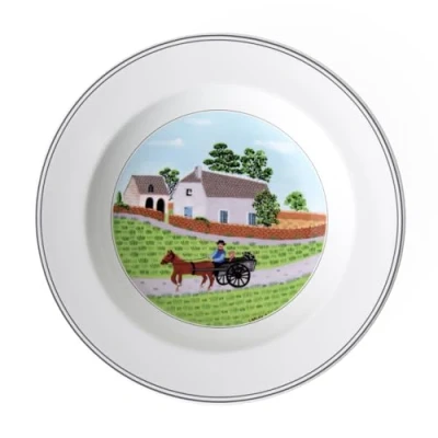 Abbildung von Villeroy und Boch Design Naif Suppenteller Bauer, Premium Porzellan