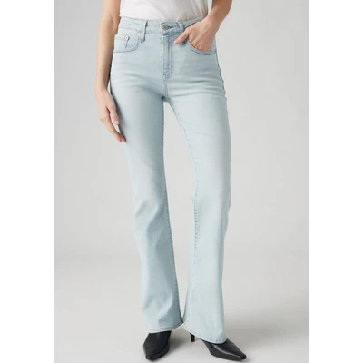 Abbildung von Levi&#039;s 726 HIGH RISE Flare Flared Jeans lightblue denim, Damen, Größe: 28x34, Light blue denim