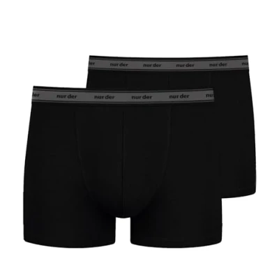 Abbildung von Nur Der 2er Pack Boxer GOTS Organic Cotton aus Bio Baumwolle enge Boxershorts Männer Unterhosen Herren