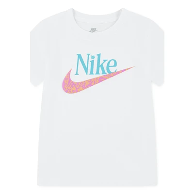 Abbildung von Nike Sportswear Wildflower Futura TEE Tshirt print für Kinder, Größe: 92/98, White