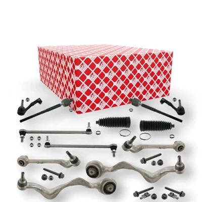 Abbildung von FEBI BILSTEIN 46285 Querlenker Reparatursatz Vorderachse links, rechts mit Koppelstange BMW: 3 Coupe, Touring, Saloon