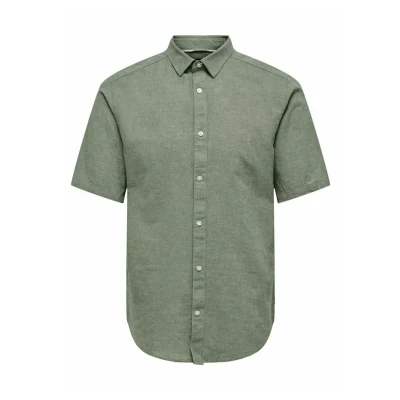 Abbildung von Only &amp; Sons Onscaiden Hemd, Herren, Größe: XS, Swamp