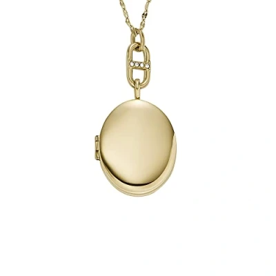 Abbildung von Fossil Halskette, Damen, Größe: One Size, Goud