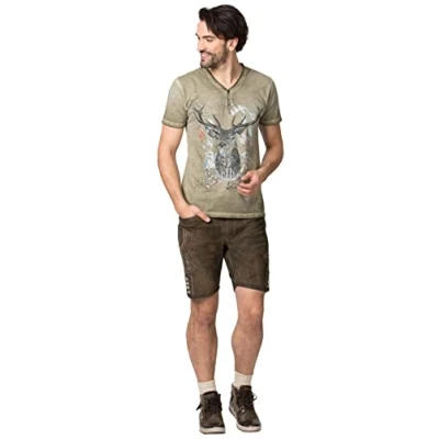 Abbildung von Stockerpoint Herren Günther Trachtenshirt, Sand, S