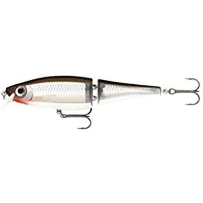 Abbildung von Rapala BX Swimmer Angelköder Angelzubehör aus Balsaholz Süßwasser Spinnköder Hergestellt in Estland Lauftiefe 1.2 1.8m Fischköder 12cm, 22g Silver