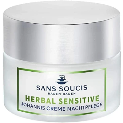 Abbildung von Sans Soucis reichhaltige Johannis Nachtcreme 50 ml A Hautpflege Feuchtigkeitscreme für trockene und empfindliche Haut Herbal Sensitive