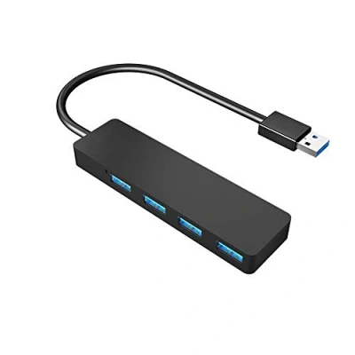 Abbildung von Mitesbony USB 3.0 Hub, 4 Ports Extra Slim Ultralight, Daten Hub Adapter kompatibel mit MacBook Air/Pro/Mini, iMac, MacPro, PS4, Xbox, Surface Pro, XPS, PC, Flash Laufwerken, mobiler Festpl