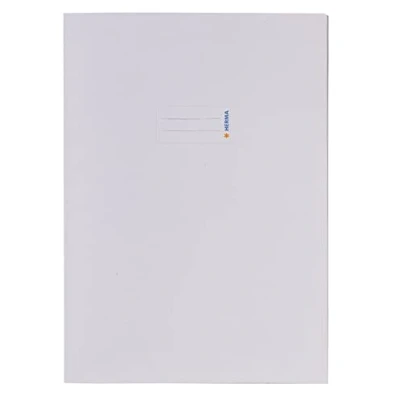 Abbildung von HERMA 7044 Heftumschläge A4 Papier Weiß, 10 Stück, Hefthüllen mit Beschriftungsfeld aus extrem kräftigen &amp; satten Farben, Heftschoner Set für Schulhefte, farbig