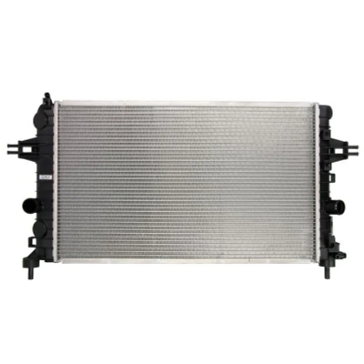 Abbildung von NISSENS 63028A Kühler, Motorkühlung Aluminium 602 369 23 Kühlrippen mechanisch gefügt OPEL: Zafira B, Astra H Caravan, Hatchback