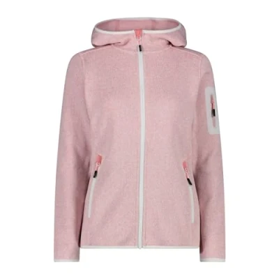 Abbildung von CMP Damen Strickjacke mit Fester Kapuze, Rose Weiß, 36