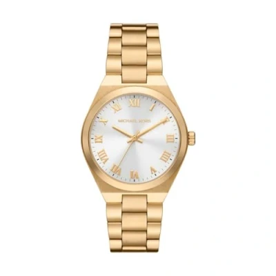 Abbildung von Michael Kors Watch Lennox 37MM Uhr goldcoloured, Damen, Größe: One Size, Gold coloured