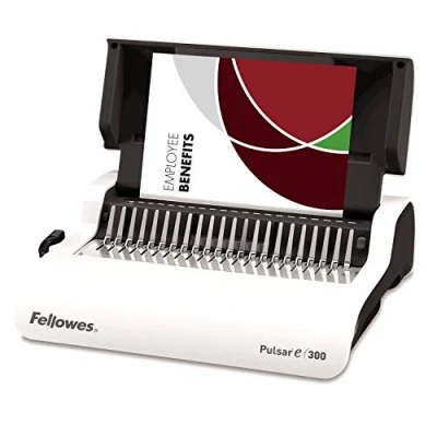 Abbildung von Fellowes 5620701 Kleinbüro Plastikbindegerät Pulsar E 300 weiß/Silber, elektrisch