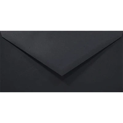 Abbildung von Netuno 100 Umschläge Schwarz DIN lang 110x220 mm 80g Rainbow Briefumschläge Briefhüllen Einladungsumschläge Papierbriefumschläge schwarze Hochzeits farbig