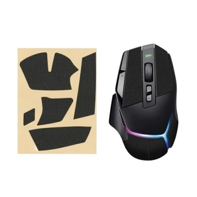 Abbildung von kwmobile Gaming Maus Grip Tape kompatibel mit Logitech G502 X PLUS Rutschfestes Griffband für PC Schwarz