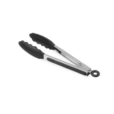 Abbildung von HENDI Servierzange 27 cm Silikon Soft Grip Griffe Edelstahl hitzebeständig spülmaschinengeeignet