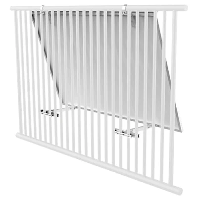 Abbildung von LEICKE Balkonkraftwerk Halterung Balkon für Alle Solarmodul I Robustem Aluminiumlegierung Solarpanel Geländer Befestigung verstellbarem Winkel 0oder 15 30