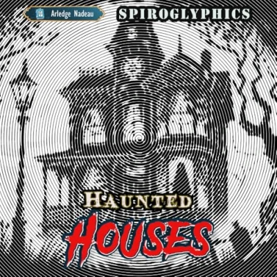 Abbildung von Haunted Houses Spiroglyphics Coloring Book: Spirals Lines Dots One Color Mysterious Creatures Scary Home Art for Adults Relaxation