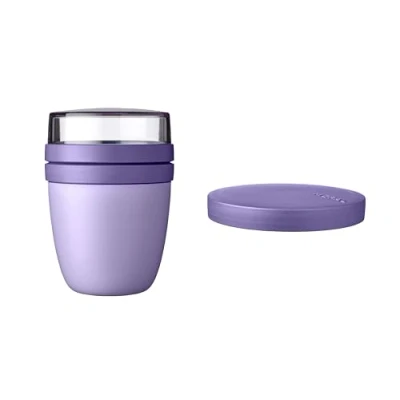 Abbildung von Mepal Lunchpot Switch Ellipse mach aus deinem einen Snackpot Praktischer Müslibecher Geeignet für Tiefkühler, Mikrowelle &amp; Spülmachine Vivid Lilac