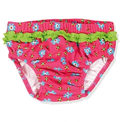 Abbildung von Playshoes Unisex Kinder Badehose Schwimmhose Badebekleidung Uv schutz Windelhose Blumen 74 80