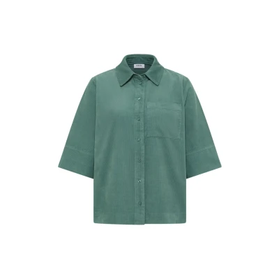 Abbildung von Cecil Hemdbluse, Damen, Größe: XL, Grün