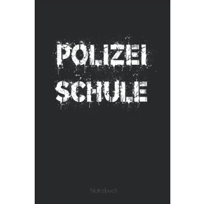 Abbildung von Polizei Schule Notizbuch: Cooles Notizheft I 100 Seiten liniert Journal Eintragen von Notizen, Terminen, Aufgaben &amp; Ideen ca. DINA5 Merkbuch und Geschenkidee für Polizisten
