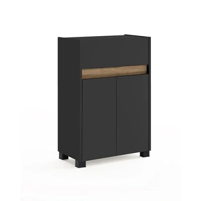 Abbildung von Schildmeyer Midischrank 157098 Cosmo, 56,9 x 84,8 33 cm, anthrazit