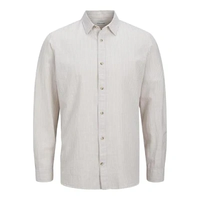 Abbildung von Jack &amp; Jones Comfort FIT Hemd, Herren, Größe: Medium, Oxford tan