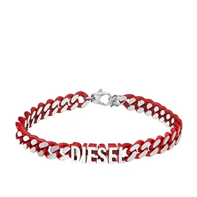 Abbildung von Diesel Armband, Herren, Größe: One Size, Red