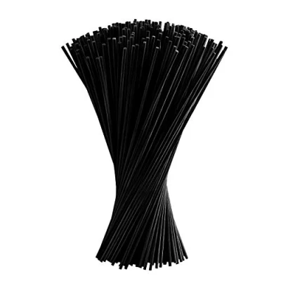 Abbildung von FEPITO 150 Pcs Schwarz Rattanstäbchen Aroma Sticks Diffusor Holzöl