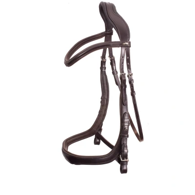 Abbildung von Schockemöhle Trense Premium Equitus Delta Espresso/Silber VB