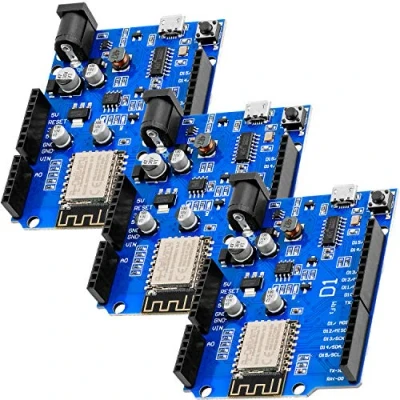 Abbildung von AZDelivery 3 x D1 Board NodeMCU ESP8266MOD 12F WiFi WLAN Modul kompatibel mit Arduino inklusive E Book!
