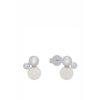 Abbildung von s. Oliver Ohrringe für Damen, 925 Sterling Silber, Rhodiniert