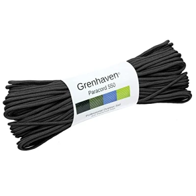 Abbildung von Grenhaven Paracord 550 31m Nylon 4mm 5 Stränge Linienbreite Fallschirmschnur Universell Survival Seil, 250 kg Bruchlast Beträgtt aus reißfestem Parachute Cord“ Achtung!!! Nicht zum Klettern!