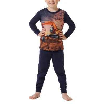 Abbildung von Schiesser World Nachtwäsche Set für Kinder, Größe: 92, Blau rot