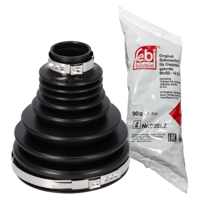 Abbildung von FEBI BILSTEIN 173539 Achsmanschette getriebeseitig, Vorderachse Thermoplast FIAT: Ducato III Van, Minibus, Platform / Chassis