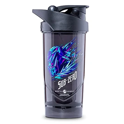 Abbildung von Shieldmixer Hero Pro Classic Shaker Sub Zero BPA frei Gym Zubehör Eiweiss Fitness Trinkflasche Schwarz 700ml