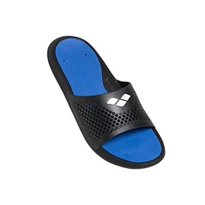 Abbildung von arena Bruno Unisex Badeschuhe Herren und Damen, Badelatschen für Schwimmbad Strand, Badeschlappen mit Ablauflöchern Ausgezeichneter Haftung auf Nassen Oberflächen