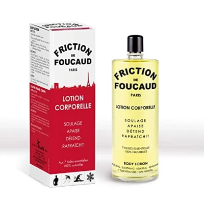 Abbildung von Friction de Foucaud Glasflasche Ätherisches Öl Elixier Energie, Frische und Wohlbefinden, 250 ml Französische Marke