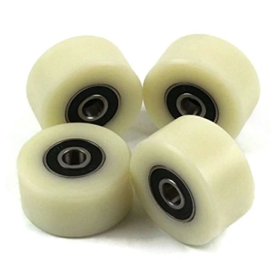 Abbildung von Smart Machines Nylon Polyamid Rollen, Durchmesser: 40 mm, Breite: 20 8 mm Lager, präzise, hergestellt in der EU, 4 Stück