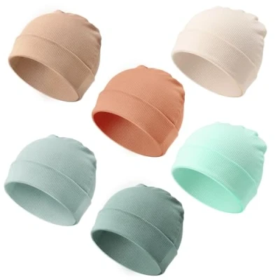 Abbildung von DRESHOW Neugeborenes Baby Mütze Hut Beanie Bekleidung Unisex Infant Kindergarten Jungen Mädchen 3 24 Monate