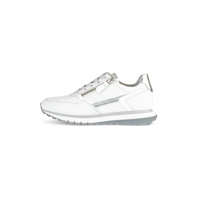 Abbildung von Gabor Sneakers Sneaker low, Damen, Größe: 37, Weiss silber Schuhe
