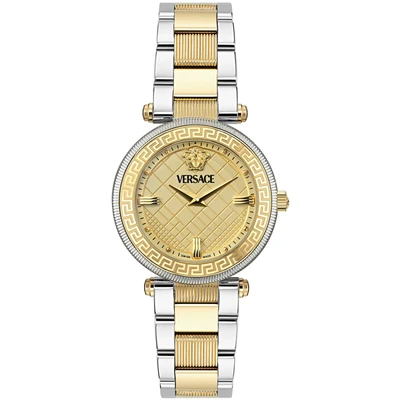 Abbildung von Versace Watches REVE Uhr silvercoloured/goldcoloured, Damen, Größe: One Size, Silver coloured/gold coloured